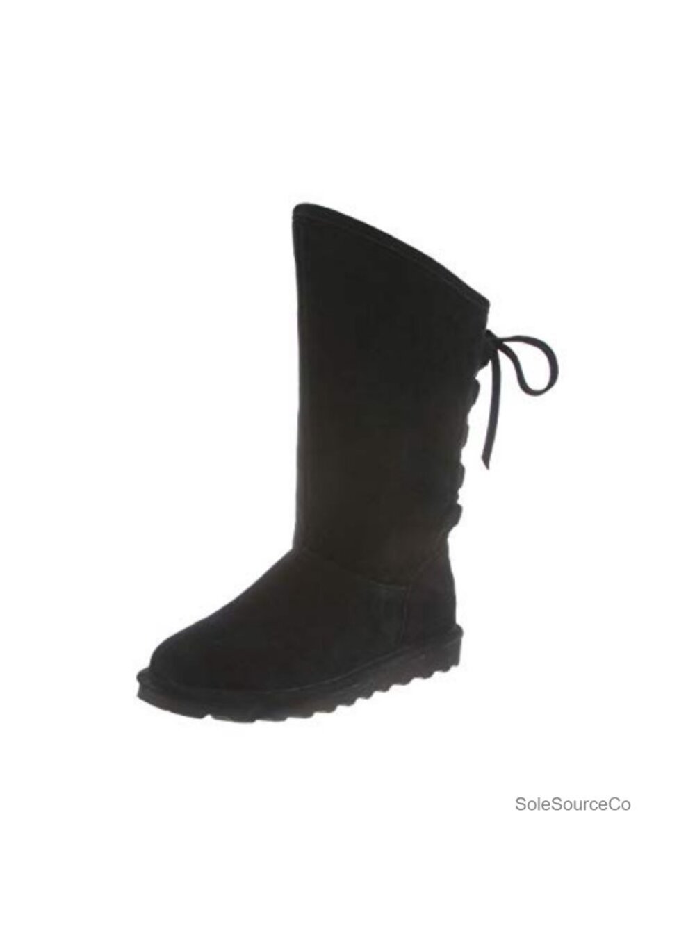 Phylly Suede Mid-Calf Boot with Sheepskin Wool Lining